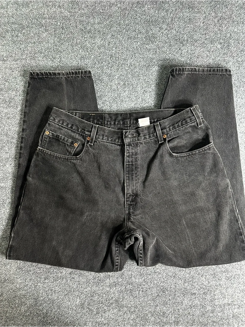 Vintage Levis 560 (1999) Black Men’s Denim Jeans 36X30